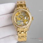JH Factory Replica Rolex Pearlmaster 81158 Yellow Gold Watch 34mm